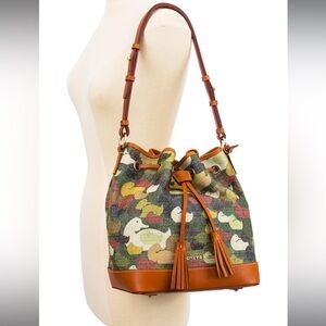 Dooney & Bourke Duck Dynasty Robertson Camo Bucket Bag